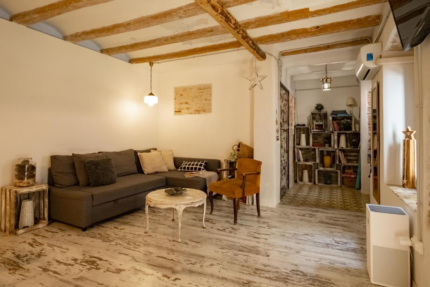 Apartamento En El Corazon De Tarragona. Planta Baja Con Patio. 外观 照片