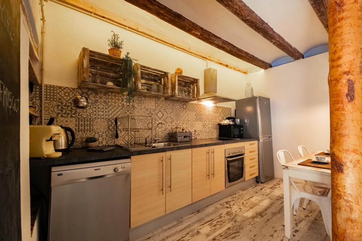 Apartamento En El Corazon De Tarragona. Planta Baja Con Patio. 外观 照片