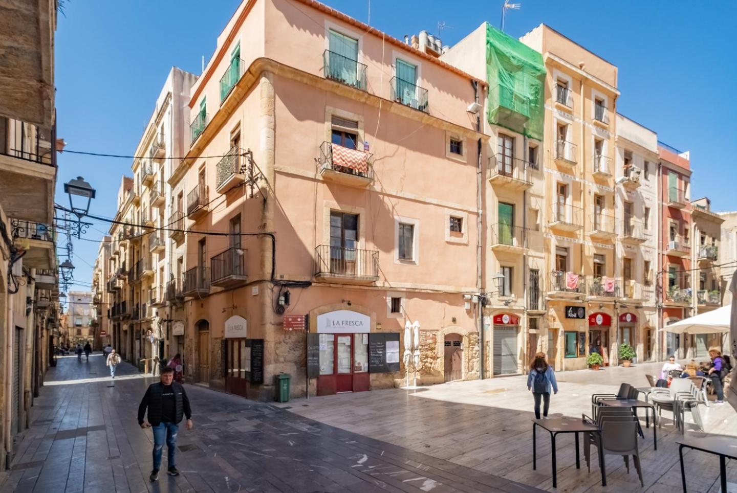 Apartamento En El Corazon De Tarragona. Planta Baja Con Patio. 外观 照片