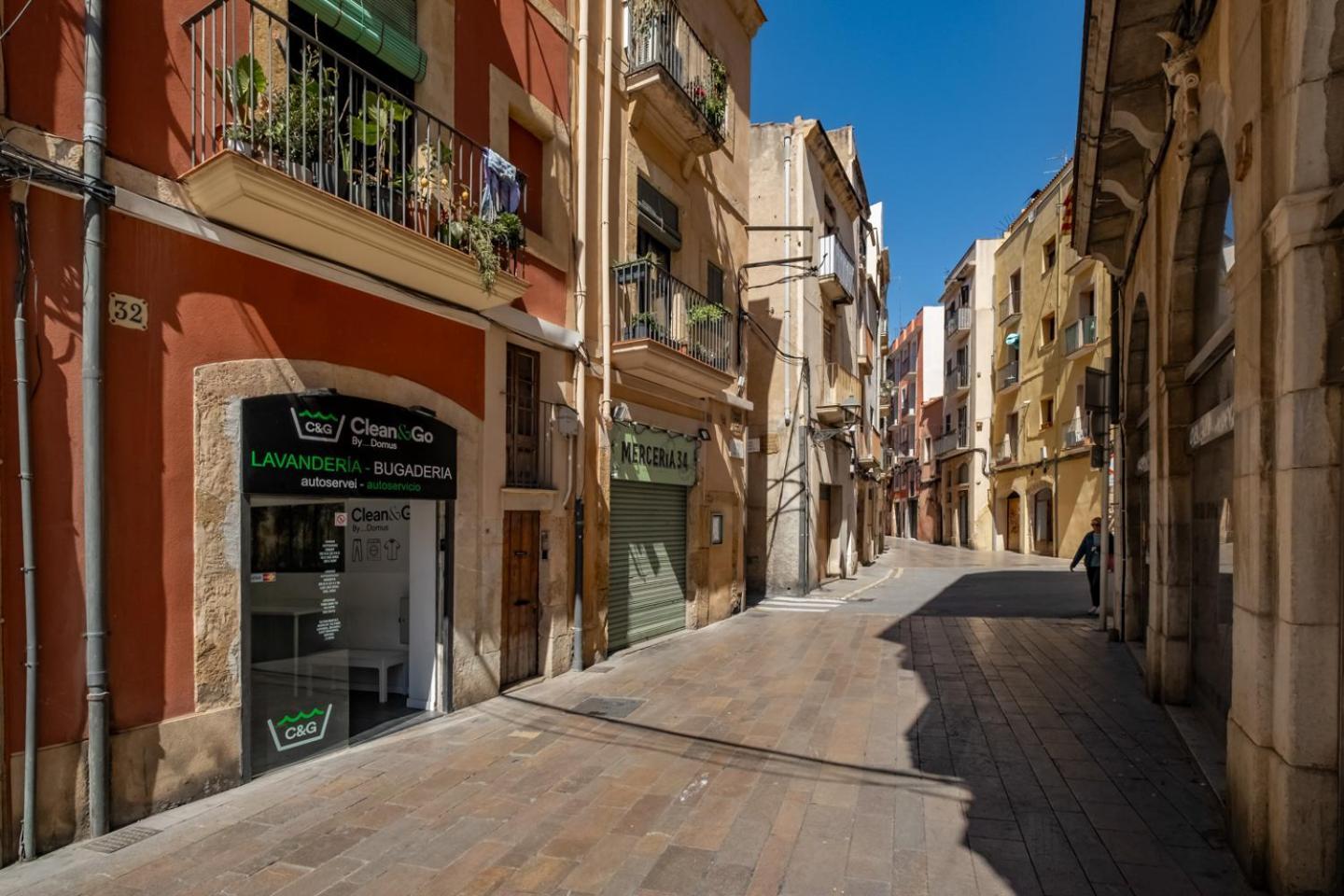Apartamento En El Corazon De Tarragona. Planta Baja Con Patio. 外观 照片