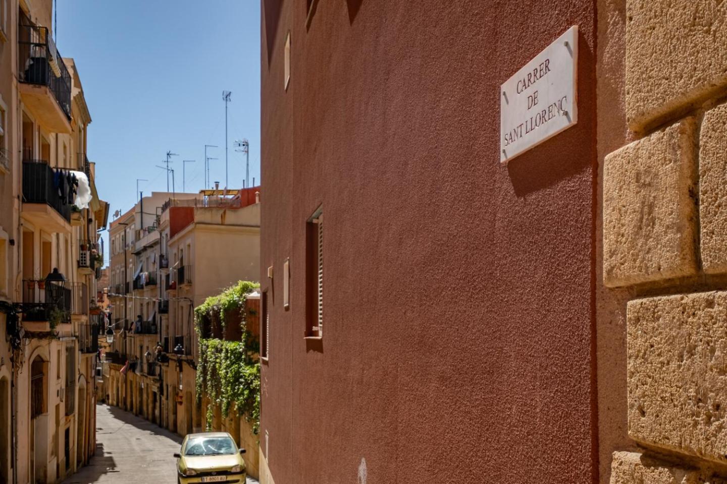 Apartamento En El Corazon De Tarragona. Planta Baja Con Patio. 外观 照片