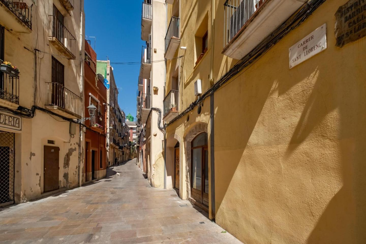 Apartamento En El Corazon De Tarragona. Planta Baja Con Patio. 外观 照片
